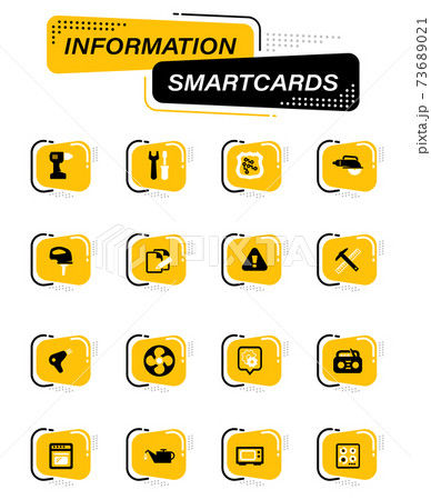 Electronic repair icons set Electronic repair icons set 73689021