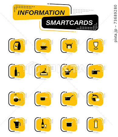 Food and kitchen icons set Food and kitchen icons set 73689280