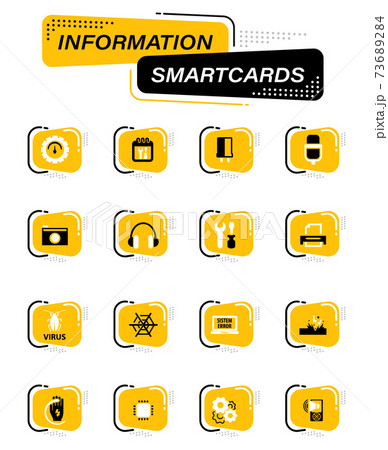 Electronic repair icons set Electronic repair icons set 73689284