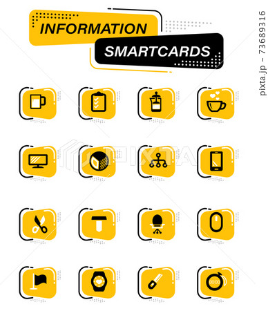 Office icons set 73689316