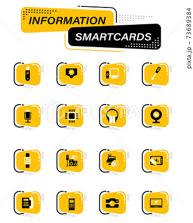 Electronic repair icons set Electronic repair icons set 73689384
