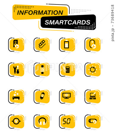 Electronic repair icons set 73689418