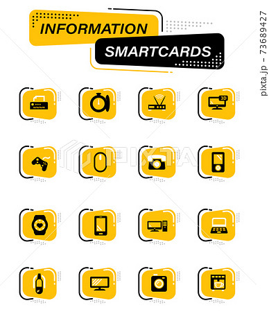 Devices icons set 73689427