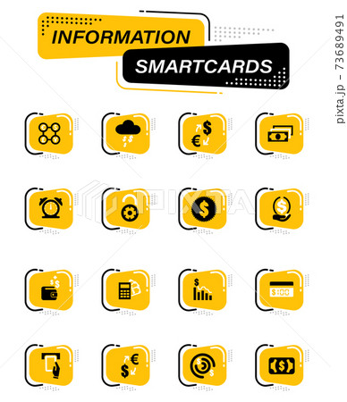 E-commers icons set 73689491
