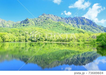 夏の鏡池 73689604