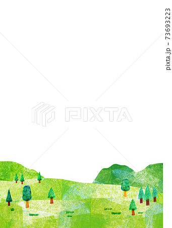 自然風景 丘 山 空 コラージュ 自然風景 丘 山 空 コラージュ 73693223