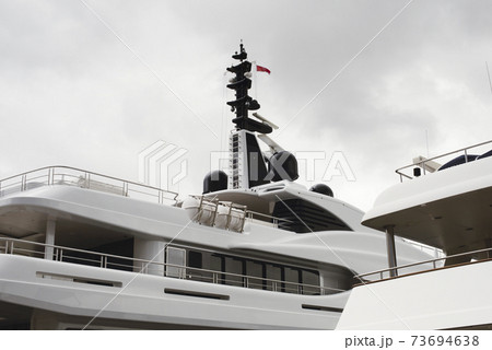 Yacht GPS Navigation, Radar Equipment And Marine Satellite Domes Yacht GPS Navigation, Radar Equipment And Marine Satellite Domes 73694638