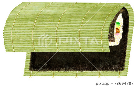 太巻寿司_巻き方_4 73694787