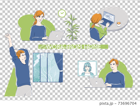 Telework material set Telework material set 73696704