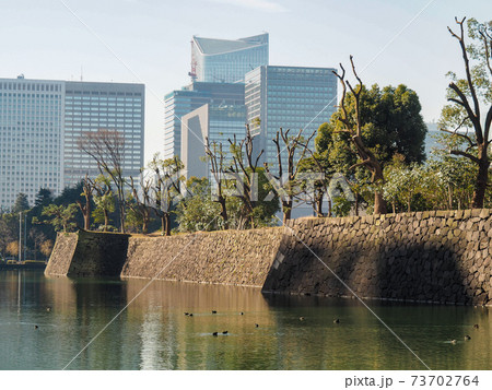 皇居・内堀 73702764