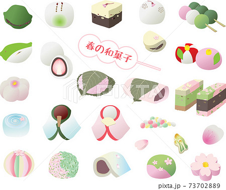 春の和菓子セット 春の和菓子セット 73702889