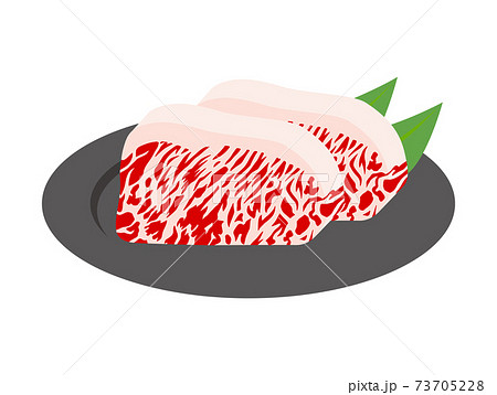 牛肉 生肉のイラストのイラスト素材
