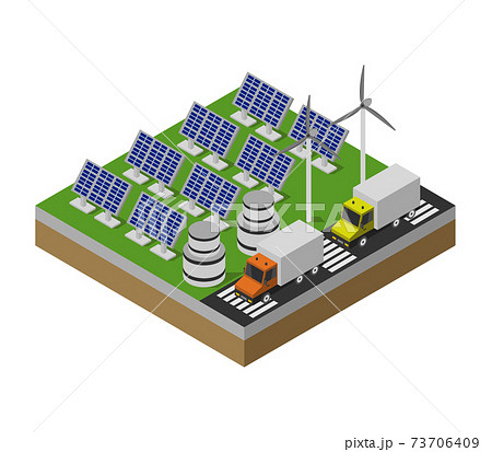 isometric solar panel isometric solar panel 73706409