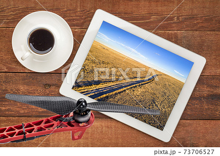 dirt ranch road in northern Colorado 73706527