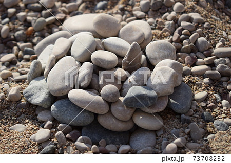 Rocks on the sand beach Rocks on the sand beach 73708232