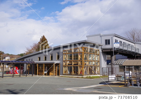 いわて銀河鉄道の巣子駅駅舎 73708510