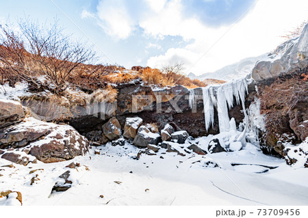 冬の仙酔峡 氷瀑 熊本県阿蘇市 冬の仙酔峡 氷瀑 熊本県阿蘇市 73709456