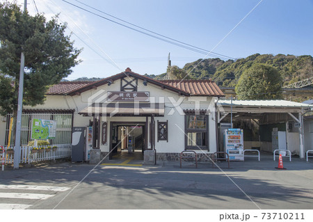 JR伊東線網代駅 静岡県熱海市伊豆多賀 JR伊東線網代駅 静岡県熱海市伊豆多賀 73710211