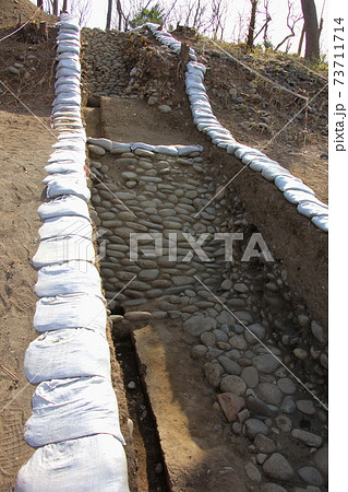 愛宕山古墳の発掘調査（群馬県前橋市） 73711714