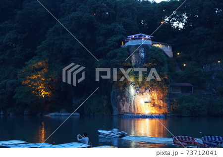 Night landscape around Bitan area 73712041