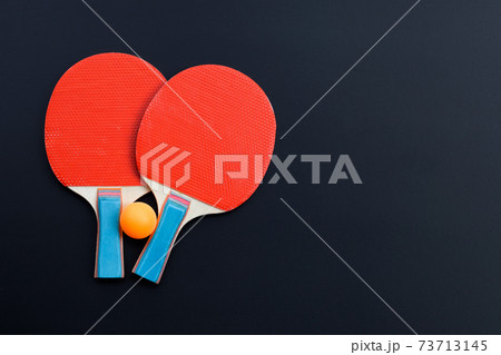 Table tennis equipment racket and ball 73713145