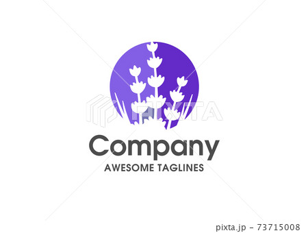 lavender flower logo for beauty and cosmetic company , lavender flower Logo in trendy linear style lavender flower logo for beauty and cosmetic company , lavender flower Logo in trendy linear style 73715008
