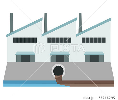 のこぎり屋根工場　汚水 73716295