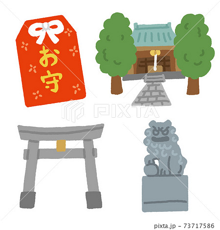 日本の神社に関するイラスト 73717586