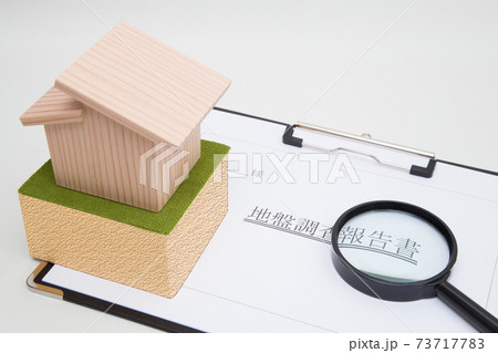 住宅の地盤調査イメージ 住宅と地盤調査報告書 住宅の地盤調査イメージ 住宅と地盤調査報告書 73717783
