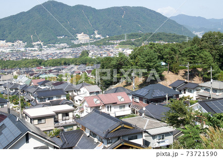 広島安佐北区高陽町からの家並の景色 73721590