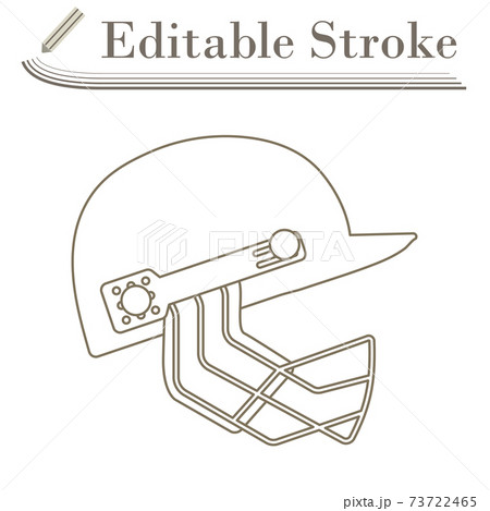 Cricket Helmet Icon 73722465
