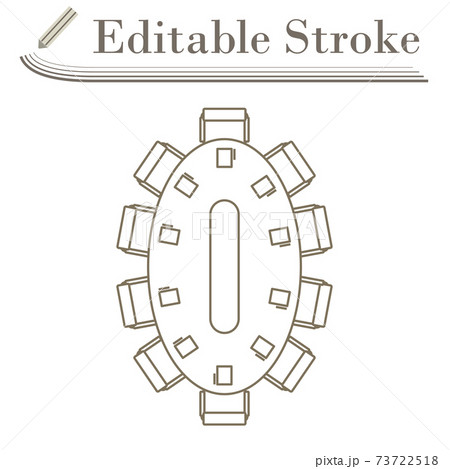 Negotiating Table Icon Negotiating Table Icon 73722518