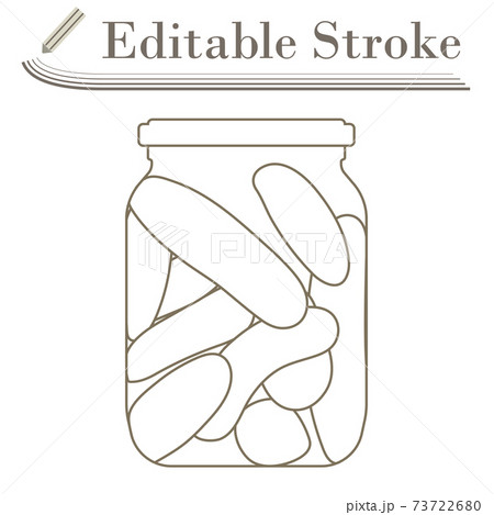 Canned Cucumbers Icon 73722680