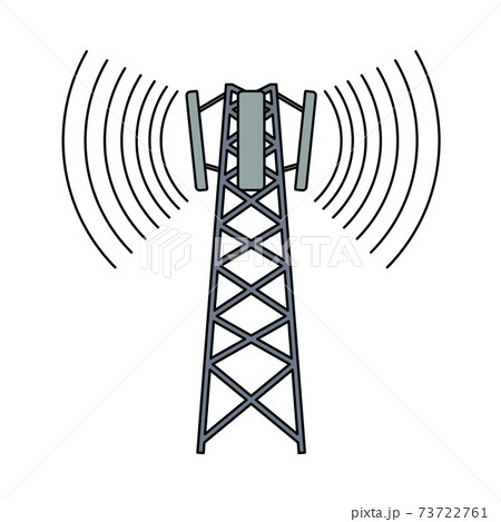 Cellular Broadcasting Antenna Icon Cellular Broadcasting Antenna Icon 73722761
