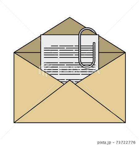 Mail With Attachment Icon 73722776