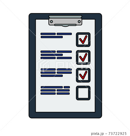 Icon Of Training Plan Tablet Icon Of Training Plan Tablet 73722925