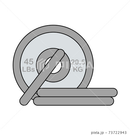 Icon Of Barbell Disks Icon Of Barbell Disks 73722943
