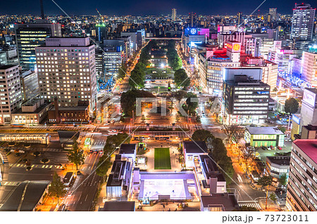 《愛知県》名古屋都市夜景・栄の街並み 《愛知県》名古屋都市夜景・栄の街並み 73723011