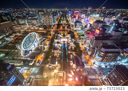 《愛知県》名古屋都市夜景・栄の街並み 《愛知県》名古屋都市夜景・栄の街並み 73723023