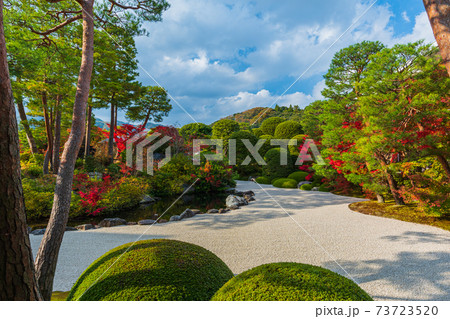 絶景、日本の至宝 日本一の日本庭園 鳥取県安来市 絶景、日本の至宝 日本一の日本庭園 鳥取県安来市 73723520