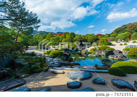 絶景、日本の至宝 日本一の日本庭園 鳥取県安来市 絶景、日本の至宝 日本一の日本庭園 鳥取県安来市 73723551