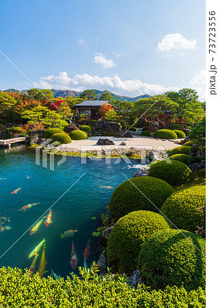 絶景、日本の至宝　日本一の日本庭園　鳥取県安来市 73723556