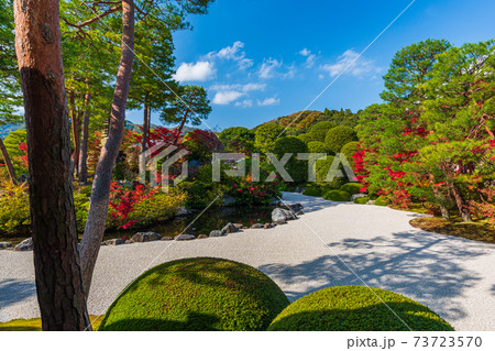 絶景、日本の至宝 日本一の日本庭園 鳥取県安来市 絶景、日本の至宝 日本一の日本庭園 鳥取県安来市 73723570