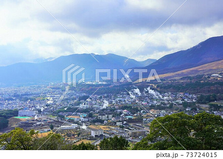 【大分県】別府温泉の眺め 73724015
