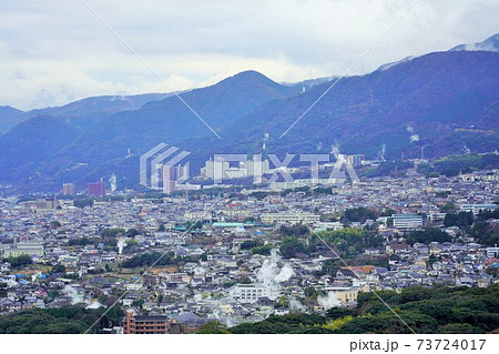 【大分県】別府温泉の眺め 【大分県】別府温泉の眺め 73724017