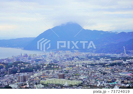 【大分県】別府温泉の眺め 【大分県】別府温泉の眺め 73724019