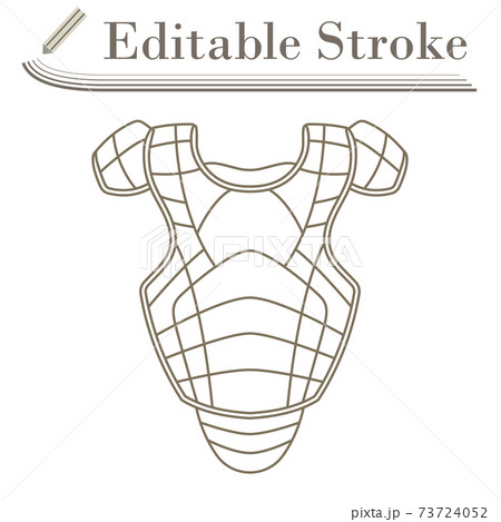Baseball Chest Protector Icon 73724052