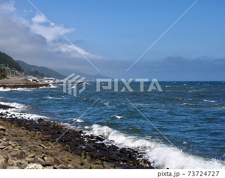 青森県 津軽半島 外ヶ浜町 松前街道 台風10号の影響で荒れる陸奥湾2 青森県 津軽半島 外ヶ浜町 松前街道 台風10号の影響で荒れる陸奥湾2 73724727