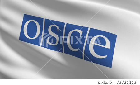 Flag of OSCE or Organization for Security and...のイラスト素材 [73725153] - PIXTA