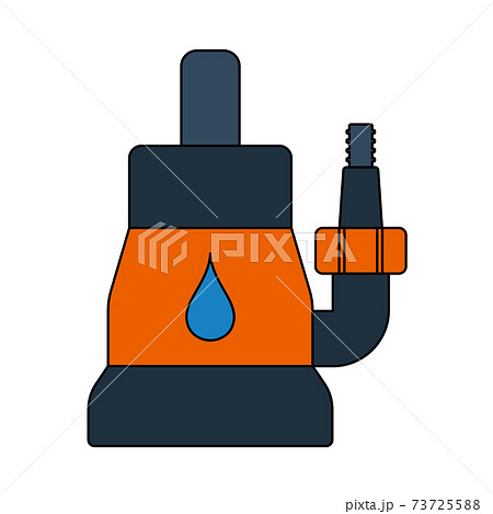 Submersible Water Pump Icon 73725588
